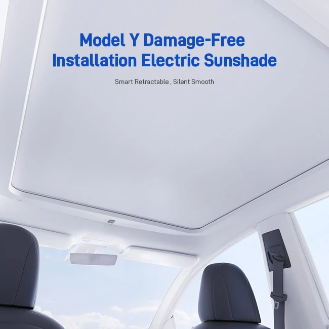 Snap-Fit Model Y Glass Roof Sunshade factory
